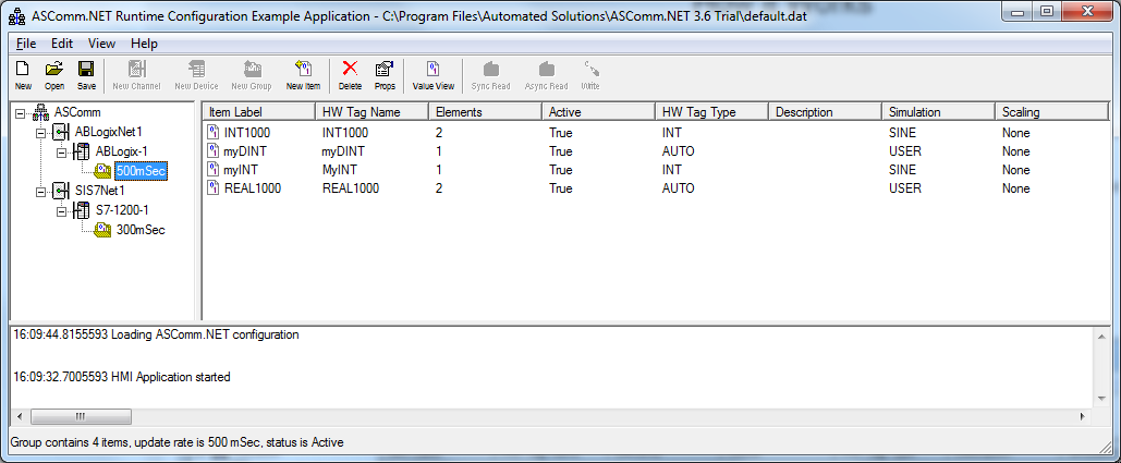 Runtime Configuration Application